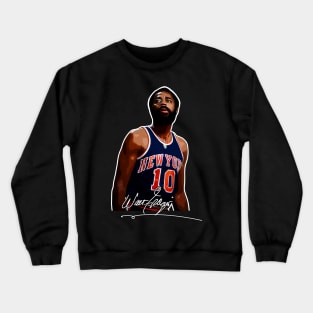 Walt Frazier The Clyde Basketball Legend Signature Vintage Retro 80s 90s Bootleg Rap Style Crewneck Sweatshirt